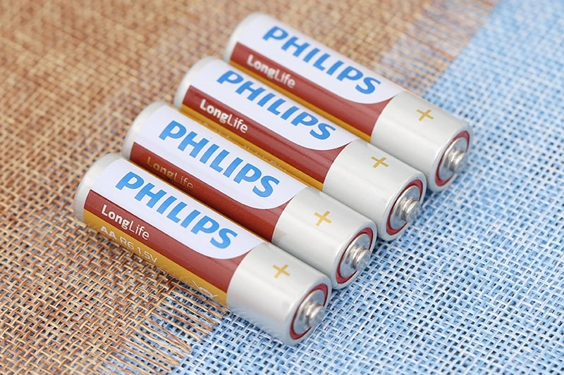 Pin AA 4 viên Zinc Carbon Philips R6L4B 2