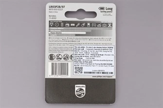 Pin AAA 2 viên Alkaline Philips LR03P2B 2