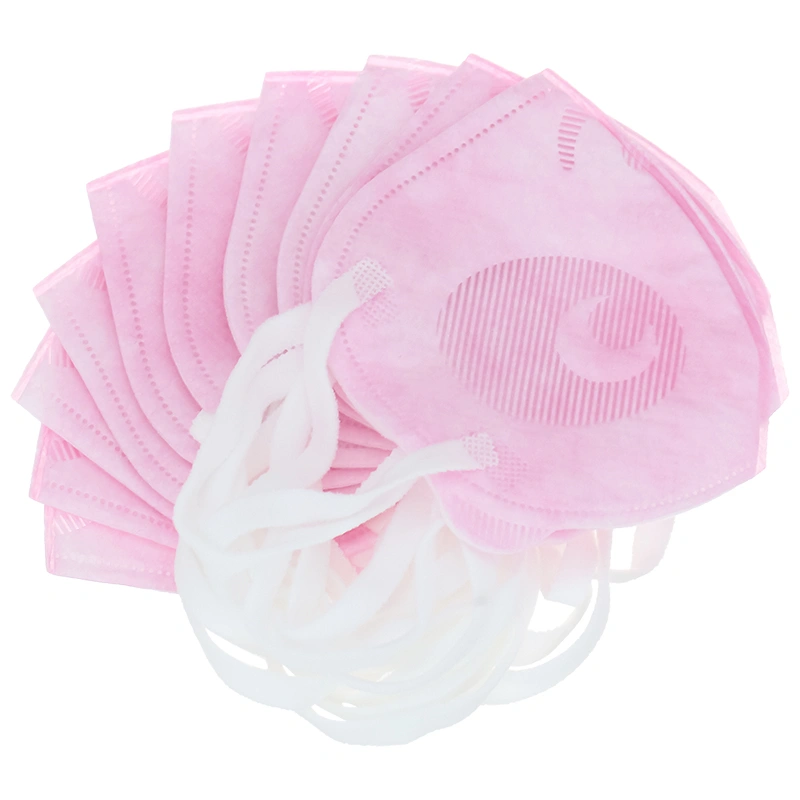 Hộp 10 cái khẩu trang y tế cho bé StayDry 3 lớp size S - Màu hồng 4