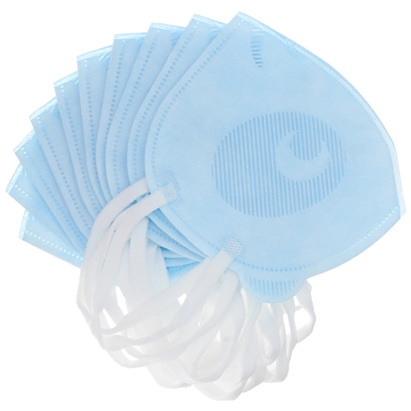 Hộp 10 cái khẩu trang y tế cho bé StayDry 3 lớp size M - Màu trắng 16