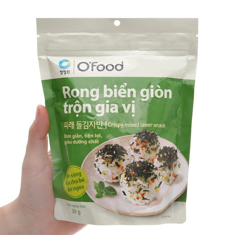 Rong biển giòn trộn truyền thống O'Food gói 30g (từ 1 tuổi) 3