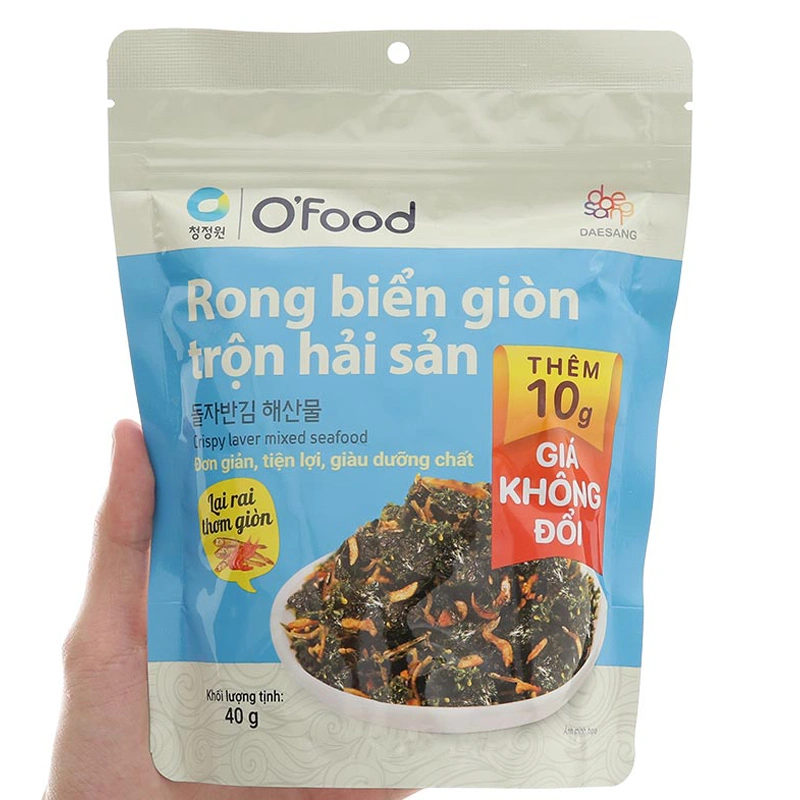 Rong biển giòn trộn hải sản O'Food gói 40g (từ 3 tuổi) 3