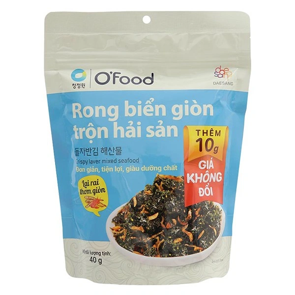 Rong biển giòn trộn hải sản O'Food gói 40g