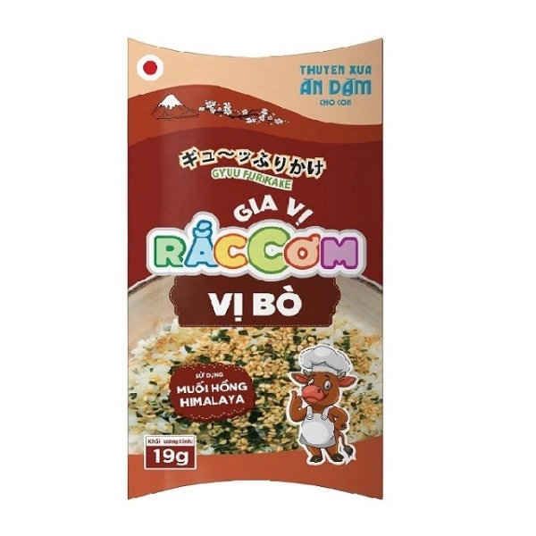 Gia vị rắc cơm Thuyền Xưa vị bò gói 19g (từ 1 tuổi) 1