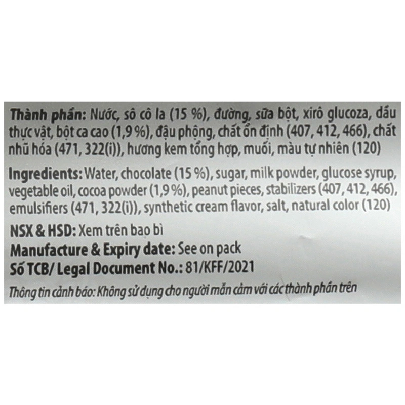 Kem que cacao, socola Merino Yeah 68g (từ 1 tuổi) 5