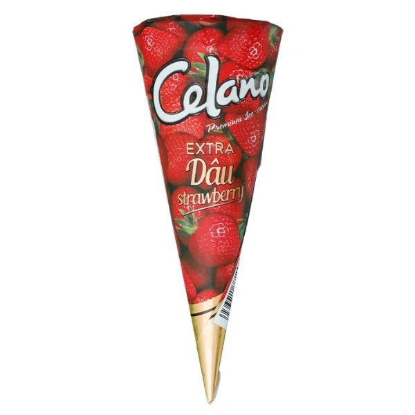 Kem ốc quế dâu Celano Extra 125 ml (từ 1 tuổi)