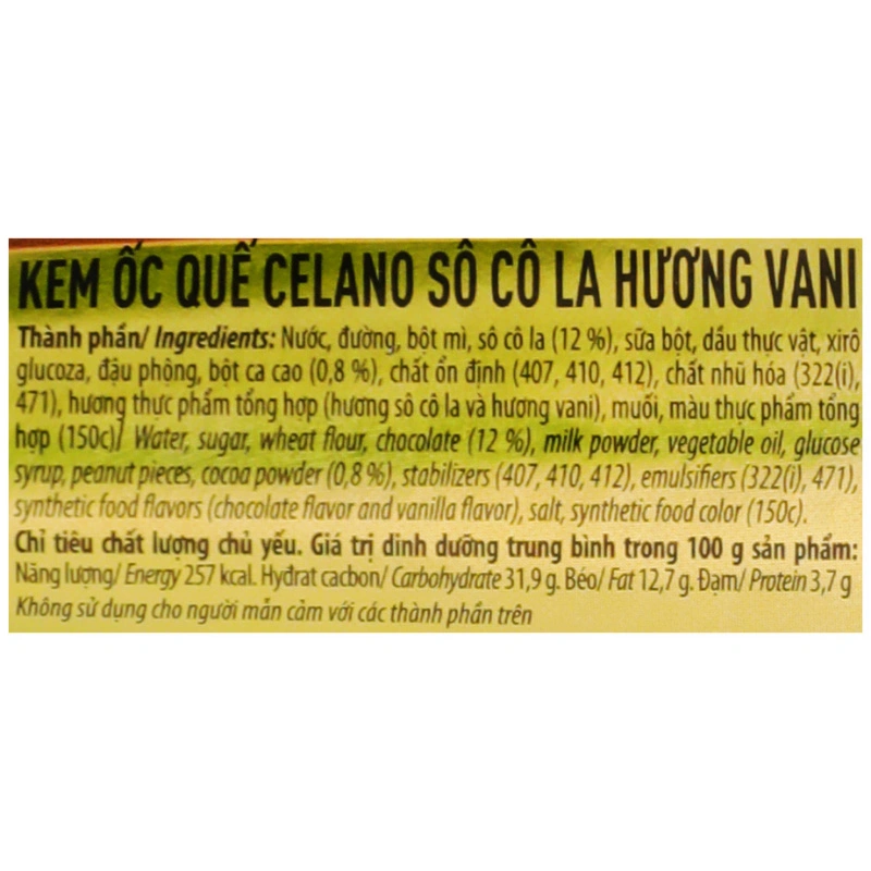 Kem ốc quế sữa chua nam việt quất Celano Classic 66g (từ 1 tuổi) 11