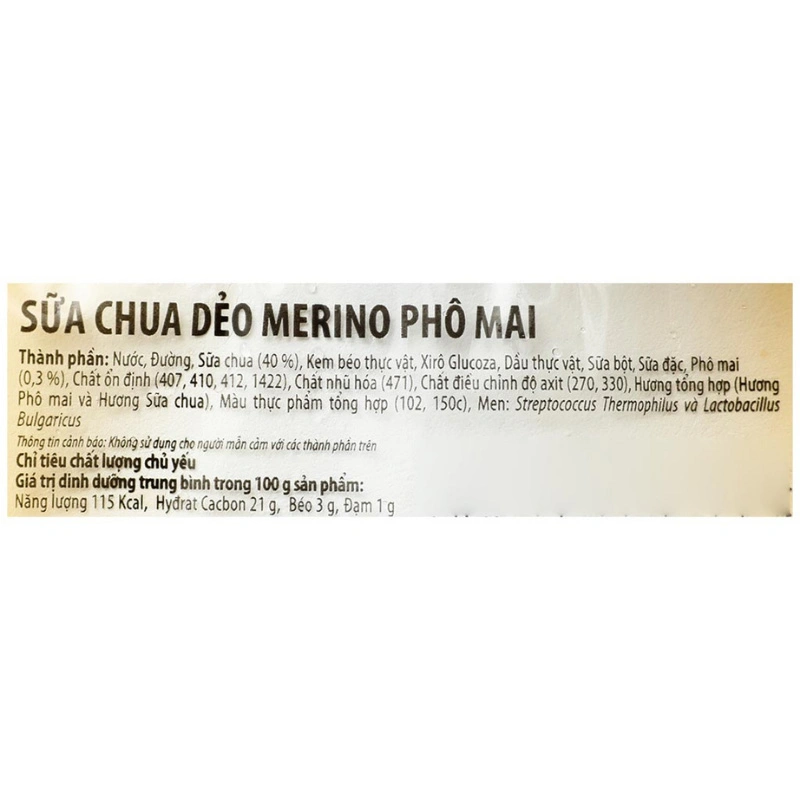 Sữa chua dẻo phô mai Merino 50g (từ 1 tuổi) 6