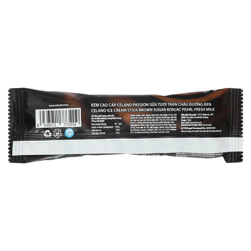 Kem que trân châu dâu phô mai Celano Passion 65g (từ 1 tuổi) 6