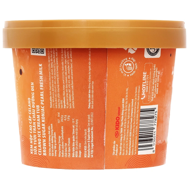 Kem hộp trân châu dâu phô mai Celano Home 200g (từ 1 tuổi) 15