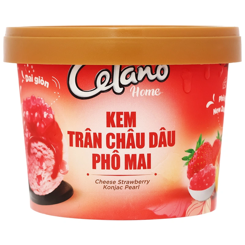 Kem hộp trân châu dâu phô mai Celano Home 200g (từ 1 tuổi) 2
