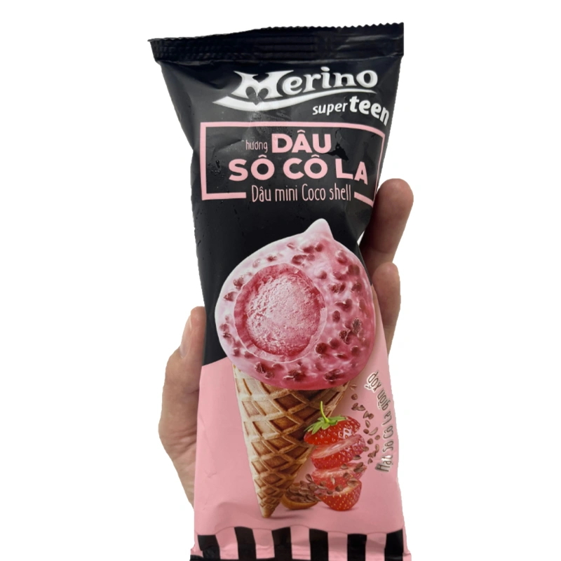 Kem ốc quế vani, socola Merino Super Teen 60g (từ 1 tuổi) 7