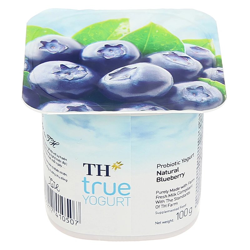 Lốc 4 hộp sữa chua trái cây TH true YOGURT vị việt quất 100g (từ 1 tuổi) 3