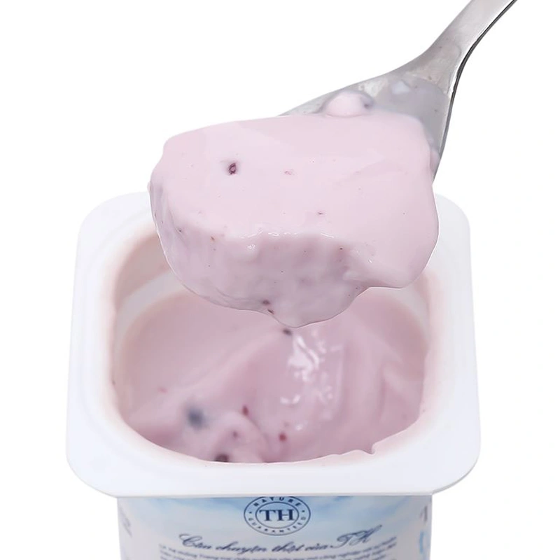 Lốc 4 hộp sữa chua trái cây TH true YOGURT vị việt quất 100g (từ 1 tuổi) 4