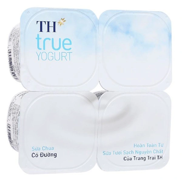 Lốc 4 hộp sữa chua có đường TH true YOGURT