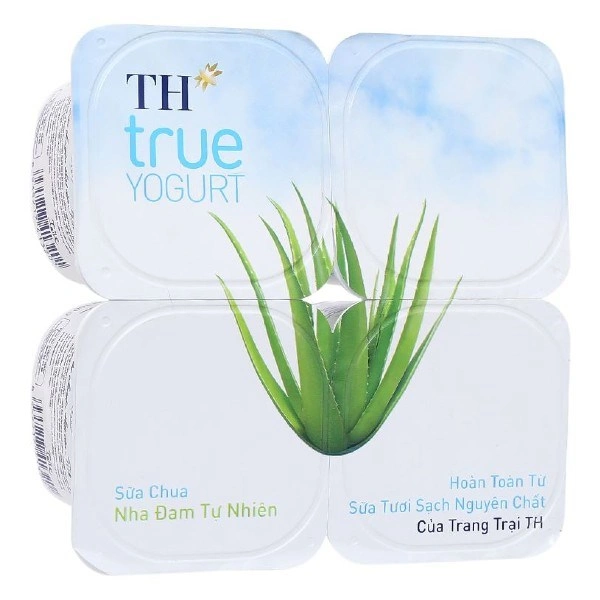 Lốc 4 hộp sữa chua trái cây TH true YOGURT vị nha đam 100g (từ 1 tuổi) 1