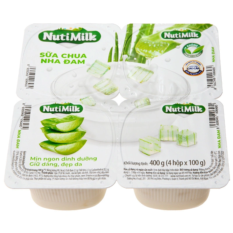 Lốc 4 hộp sữa chua có đường Nutimilk 100g (từ 1 tuổi) 8