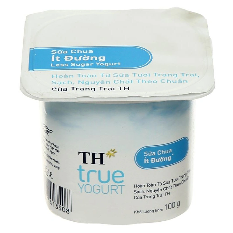 Lốc 4 hộp sữa chua ít đường TH true YOGURT 100g (từ 1 tuổi) 3