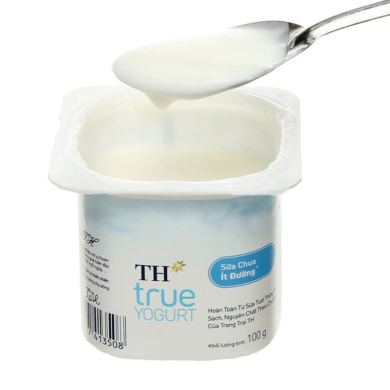 Lốc 4 hộp sữa chua ít đường TH true YOGURT 100g (từ 1 tuổi) 5