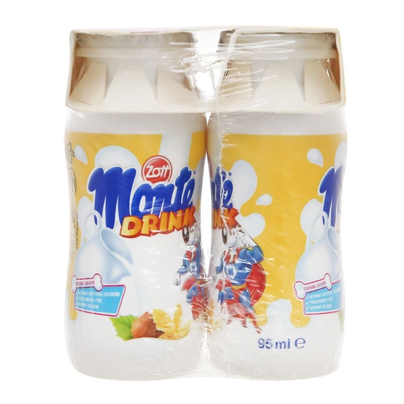 Lốc 4 chai váng sữa Zott Monte Drink vị vani 95 ml (từ 1 tuổi) 4