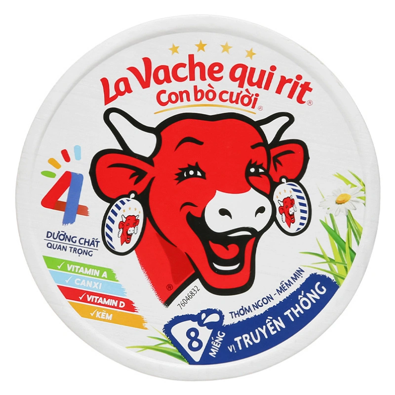 Phô mai Con Bò Cười vị truyền thống hộp 8 miếng 112g (từ 1 tuổi) 2