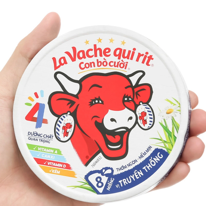 Phô mai Con Bò Cười vị truyền thống hộp 8 miếng 112g (từ 1 tuổi) 4