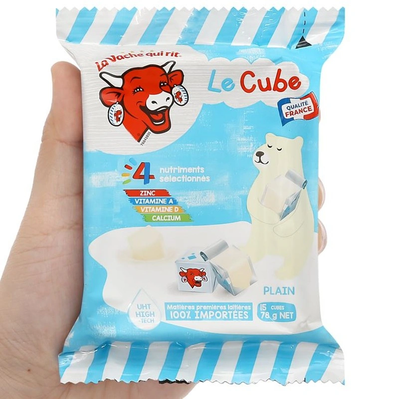 Phô mai Con Bò Cười Belcube vị dâu gói 15 viên 78g (từ 3 tuổi) 12