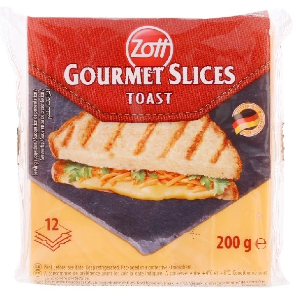Phô mai Zott Toast gói 12 lát 200g (từ 1 tuổi) 1