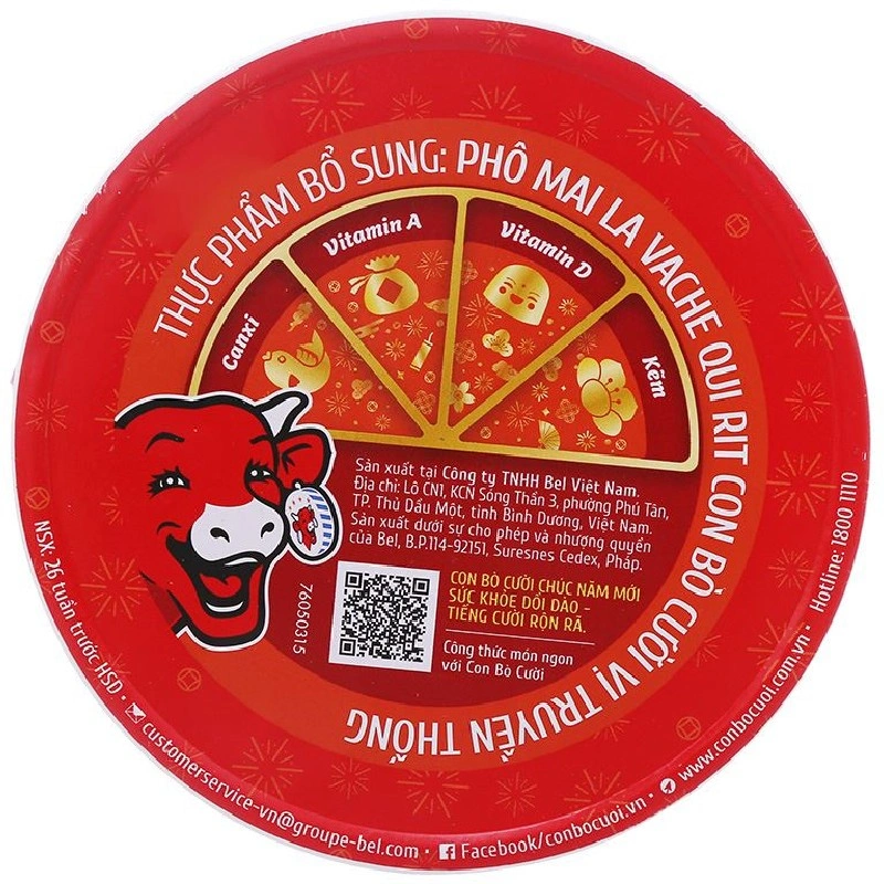 Phô mai Con Bò Cười vị truyền thống hộp 8 miếng 112g (từ 1 tuổi) 9