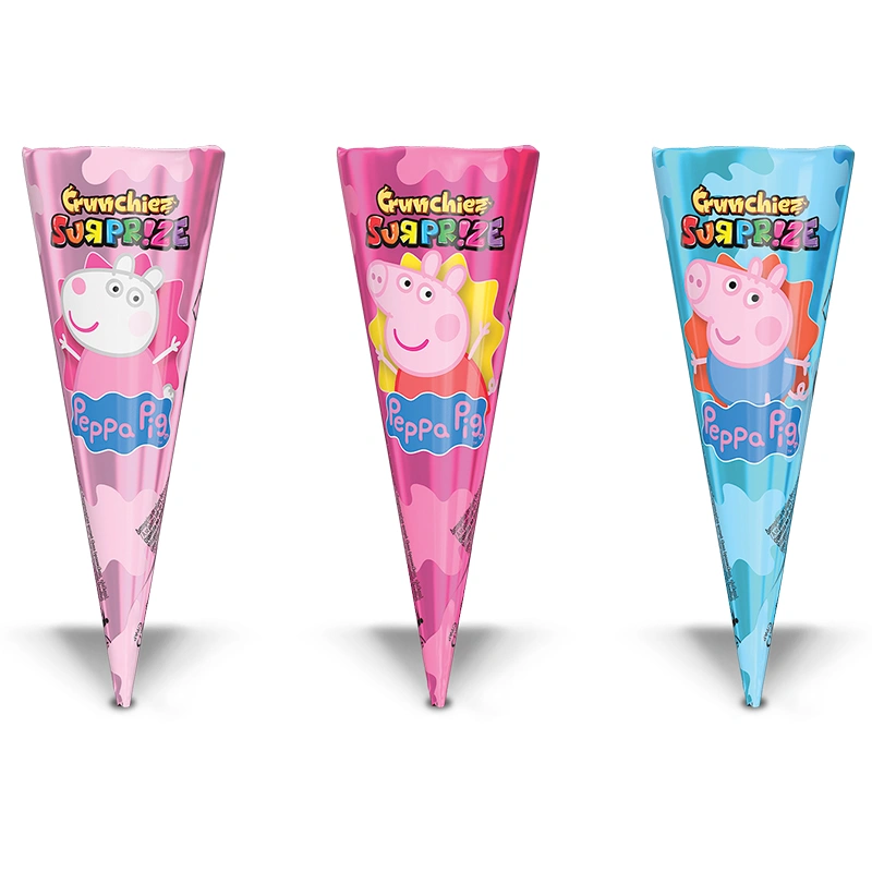 Bánh ốc quế đồ chơi Relkon Peppa Pig vị socola, hạt phỉ cây 25g (từ 3 tuổi) - Màu ngẫu nhiên 2
