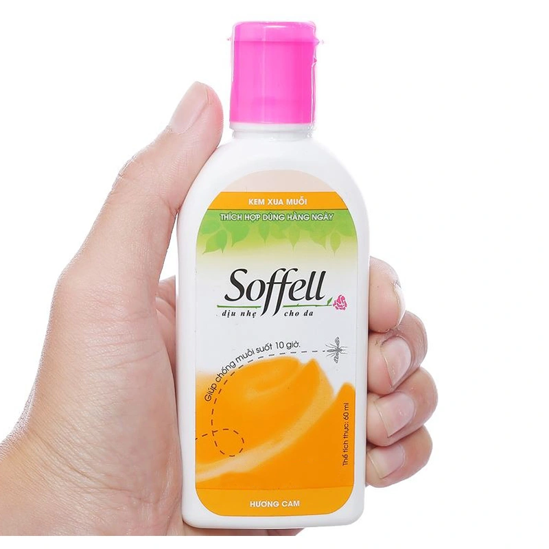 Kem chống muỗi Soffell 60 ml hương cam (từ 4 tuổi) 3