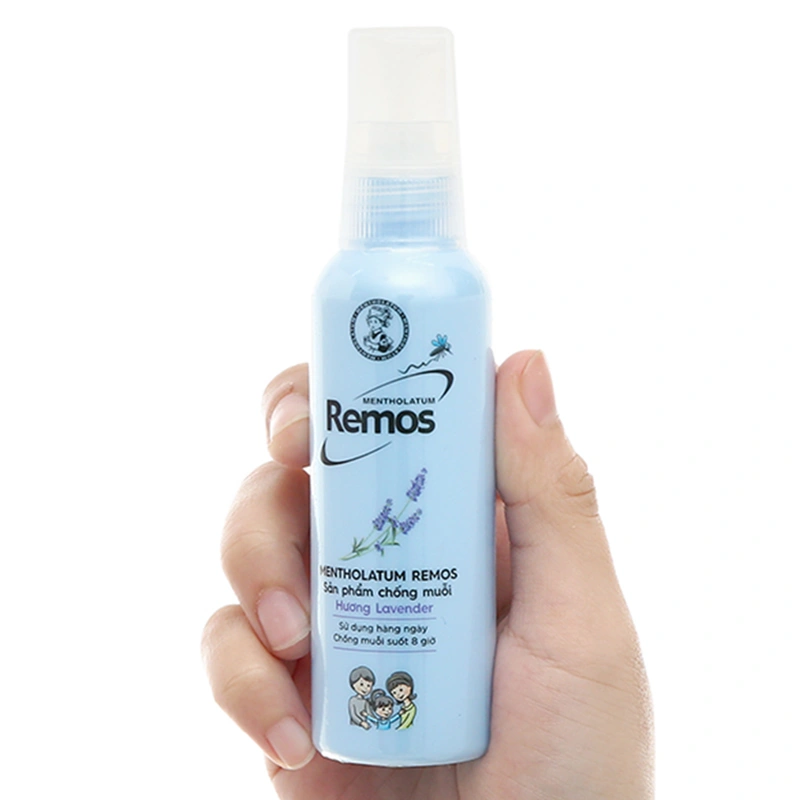 Xịt chống muỗi Remos 60 ml hương lavender (từ 4 tuổi) 3