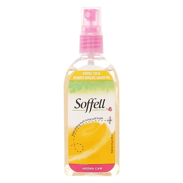 Xịt chống muỗi Soffell hương cam