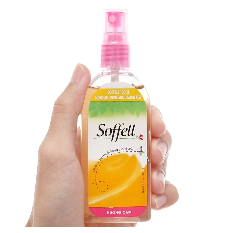 Xịt chống muỗi Soffell 80 ml hương hoa (từ 4 tuổi) 6