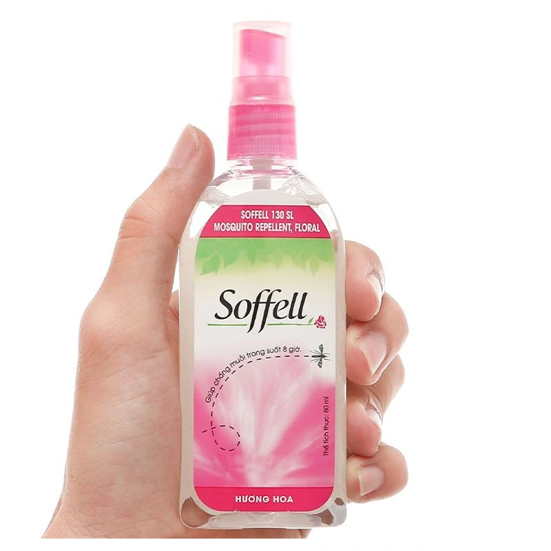 Xịt chống muỗi Soffell 80 ml hương hoa (từ 4 tuổi) 3