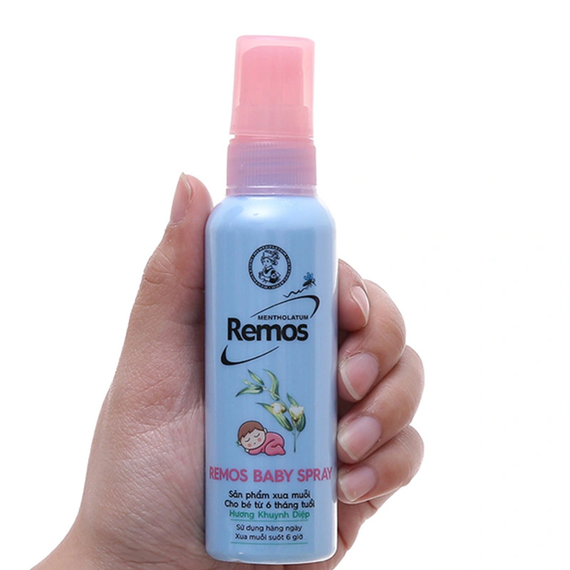 Xịt chống muỗi Remos Baby Spray 60 ml hương khuynh diệp (từ 6 tháng) 3