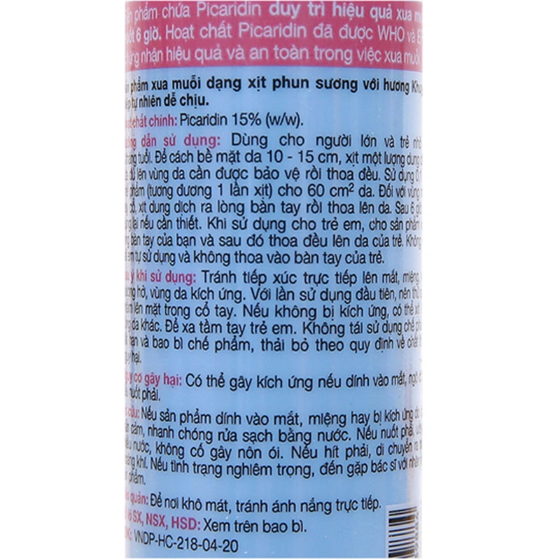 Xịt chống muỗi Remos Baby Spray 60 ml hương khuynh diệp (từ 6 tháng) 4