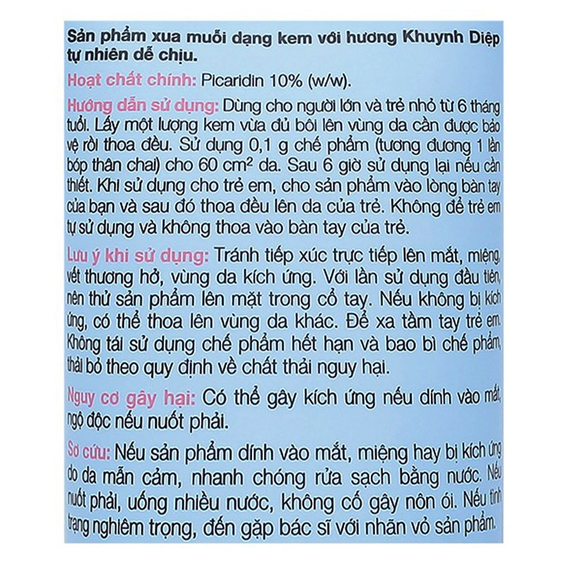 Kem chống muỗi Remos 70g hương khuynh diệp (từ 6 tháng) 3