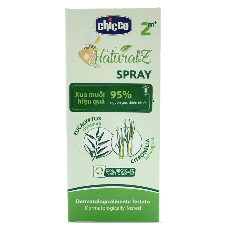 Xịt đa năng xua muỗi Chicco NaturalZ 100 ml chiết xuất tinh dầu tự nhiên (từ 2 tháng) 3