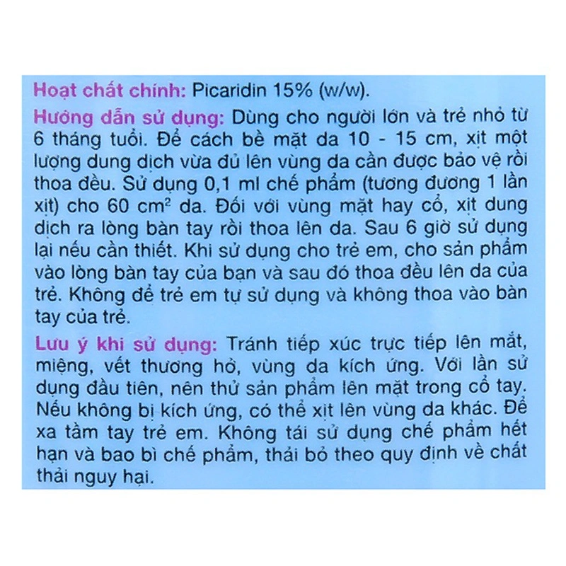 Xịt chống muỗi Remos Baby Spray 70 ml hương khuynh diệp (từ 6 tháng) 3