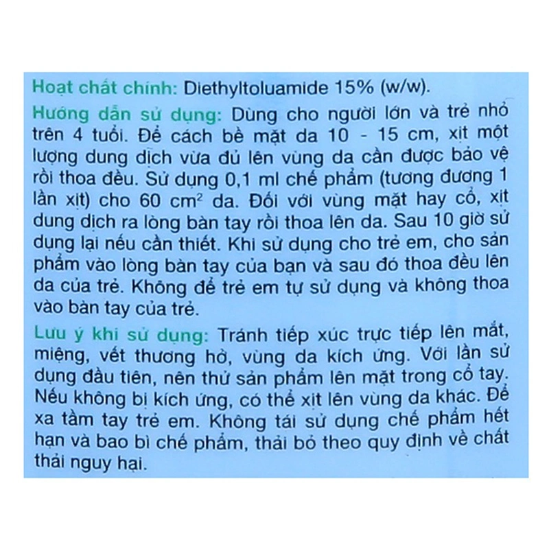 Xịt chống muỗi Remos 70 ml hương sả chanh (từ 4 tuổi) 3