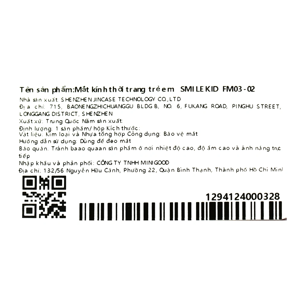 Mắt kính thời trang trẻ em Smile Kid FM03-02 8