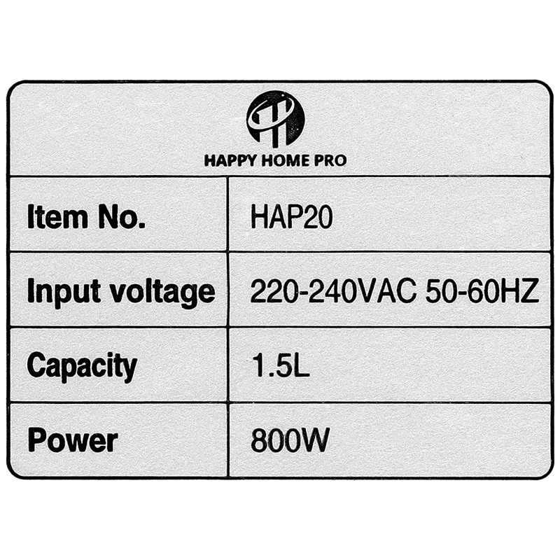 Bình đun nước pha sữa Gluck Baby HAP20 12