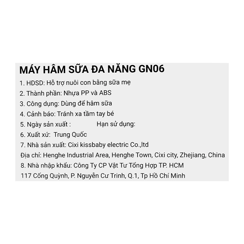 Máy hâm sữa Gluck Baby GN05 - Màu ngẫu nhiên 26