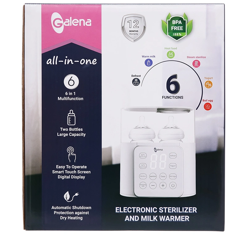 Máy hâm sữa tiệt trùng điện tử Galena GA-W01 12