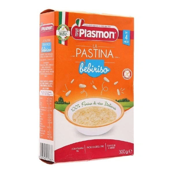 Mì ý ăn dặm bột gạo Plasmon Bebiriso Pastina 300g dành cho bé từ 4 tháng 1