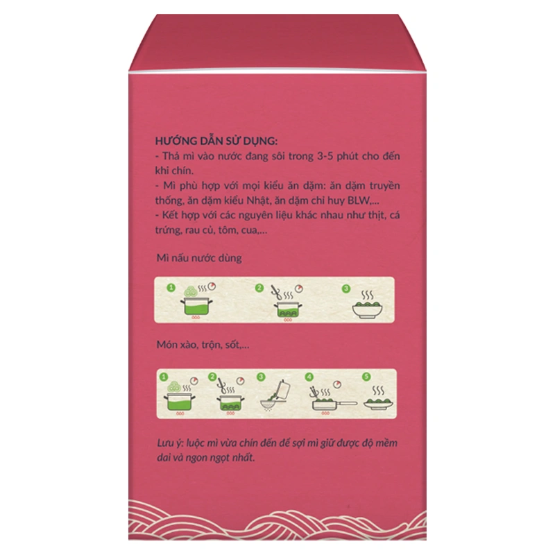 Mì hữu cơ cải bó xôi Anpaso 120g (từ 7 tháng) - Giao bao bì ngẫu nhiên 17