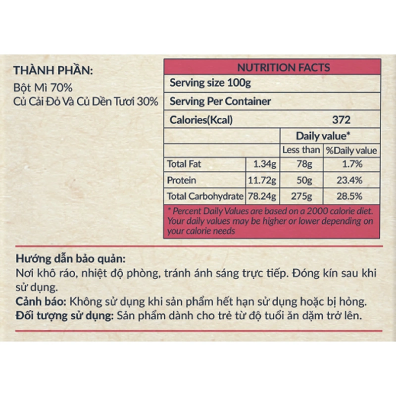 Mì hữu cơ cải bó xôi Anpaso 120g (từ 7 tháng) - Giao bao bì ngẫu nhiên 20