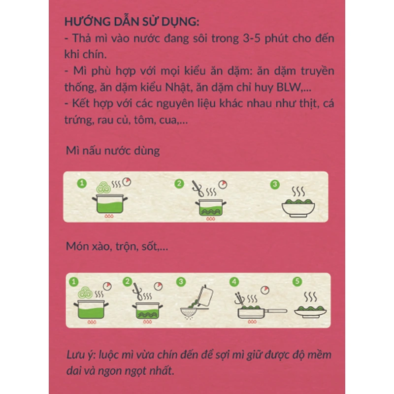 Mì hữu cơ cải bó xôi Anpaso 120g (từ 7 tháng) - Giao bao bì ngẫu nhiên 21