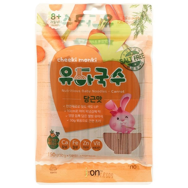 Mì ăn dặm bí đỏ Jeion 150g (từ 8 tháng) 5